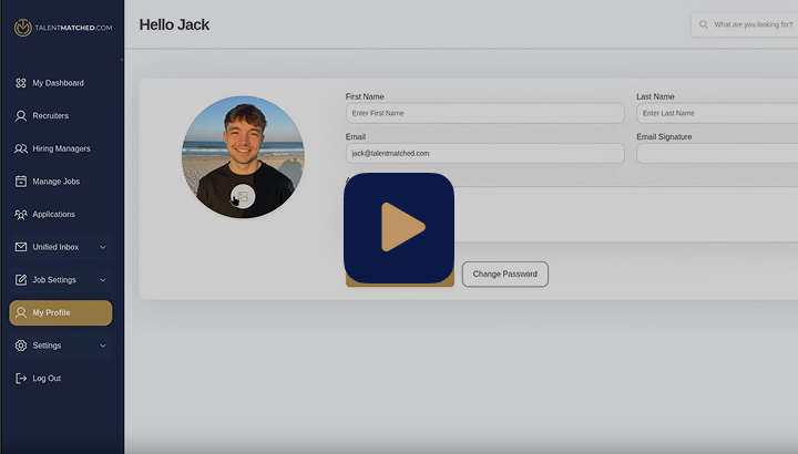 How to set-up your profile